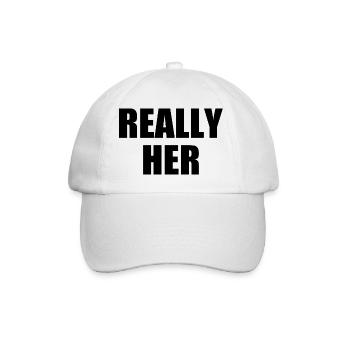 really her - Casquette classique - blanc/blanc - Devant