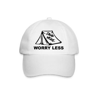 Camping camping-car caravane aventure - Casquette classique - blanc/blanc - Devant