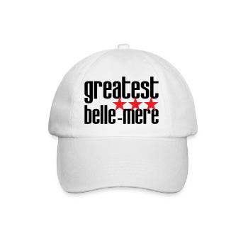 Meilleure Belle-Mère du Monde - Casquette classique - blanc/blanc - Devant