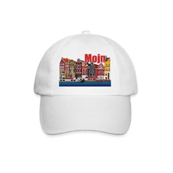 Denmark // Illustration - Baseball Cap - white/white - Front