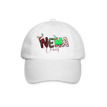 Noël Père Noël 2024 2025 film vacances famille xms - Casquette classique - blanc/blanc - Devant