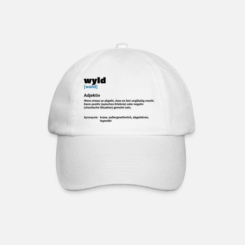 Wyld – So wild wie du - Baseballkappe - Weiß/Weiß