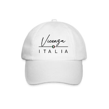 Italia - Vincenza - Italien - Italy - Baseballkappe - Weiß/Weiß - Vorne