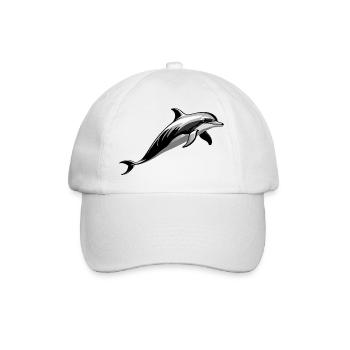 Dauphin - Mignon Ocean Pet Design - Casquette classique - blanc/blanc - Devant