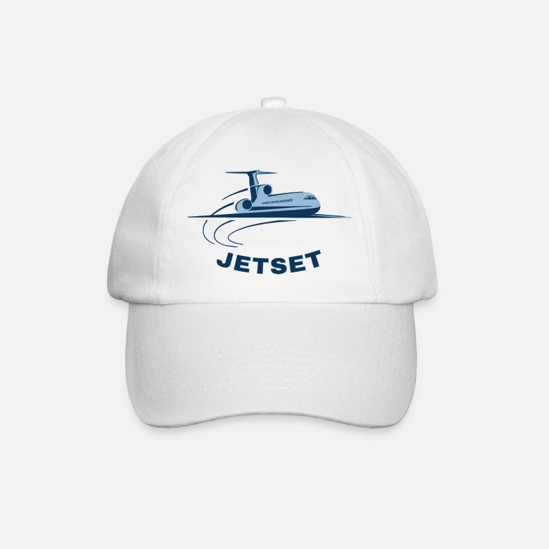 Jetset Mood Mode - Baseball Cap - white/white