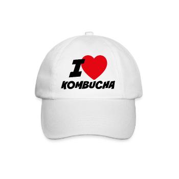 J'adore le kombucha - Casquette classique - blanc/blanc - Devant