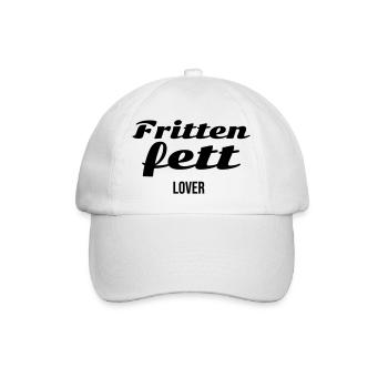 Frittfett Lover - Baseball Cap - white/white - Front