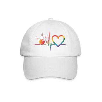 Bowling - Casquette classique - blanc/blanc - Devant