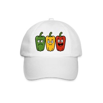 Mood Peppers - Baseball Cap - white/white - Front