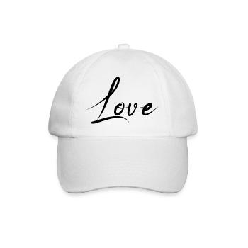LOVE. COUPLE. JUST MARRIED. EVJF. VALENTINE'S DAY. - Baseball Cap - white/white - Front