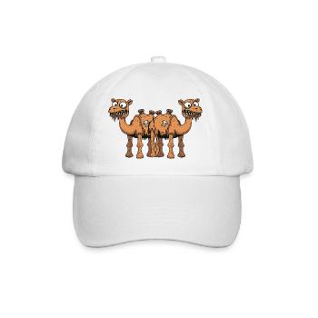 Équipe d’Halloween Chameau Drôle - Casquette classique - blanc/blanc - Devant