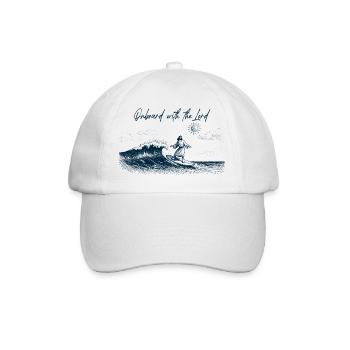 Embarquez avec le Seigneur - Casquette classique - blanc/blanc - Devant
