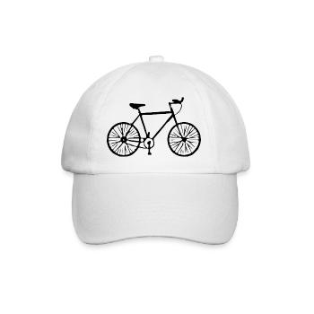 T-shirt vélo Cadeau Cycliste - Casquette classique - blanc/blanc - Devant