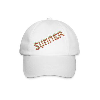 Tomate d’été - Casquette classique - blanc/blanc - Devant