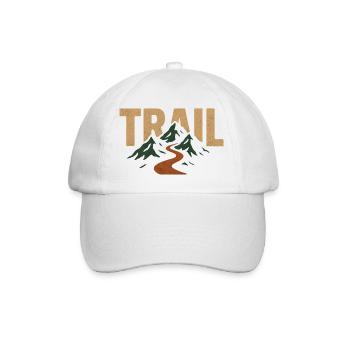 Mountain Trail Route und Gipfel - Baseballkappe - Weiß/Weiß - Vorne