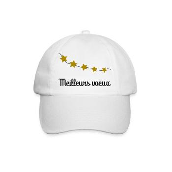 BONNE ANNEE. SAINT SYLVESTRE. MEILLEURS VOEUX - Casquette classique - blanc/blanc - Devant