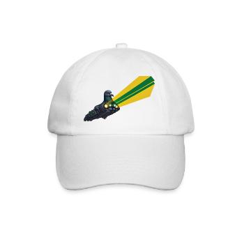 SPACE BIRD - geek & scifi - Baseball Cap - white/white - Front