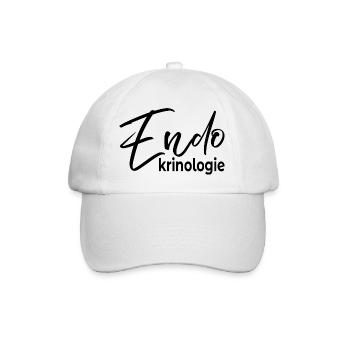 Endokrinologie Schilddrüse - Baseballkappe - Weiß/Weiß - Vorne