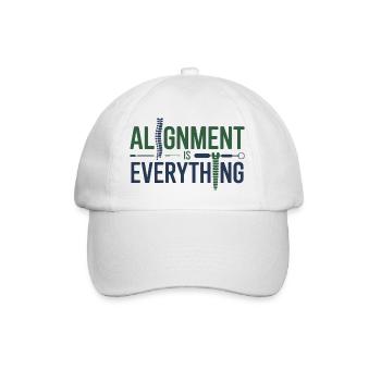 Chiropractor Alignment Is Everything Professional  - Baseball Cap - white/white - Front