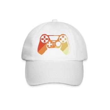 Vintage Gamepad - Baseball Cap - white/white - Front