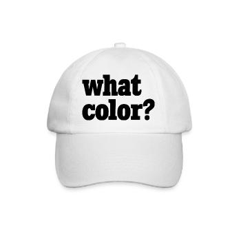 Quelle couleur ? - Noir 2 - Casquette classique - blanc/blanc - Devant