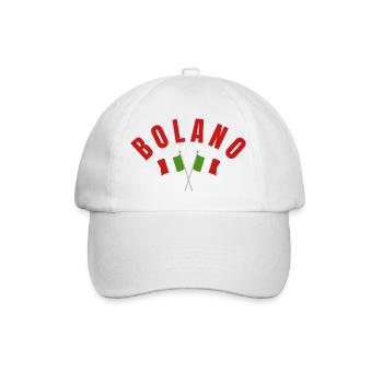 Bolano Italian Flags - Baseball Cap - white/white - Front
