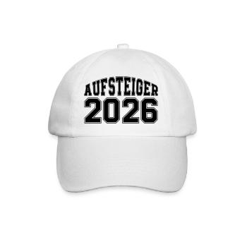 Promoted in 2026 - Baseball Cap - white/white - Front