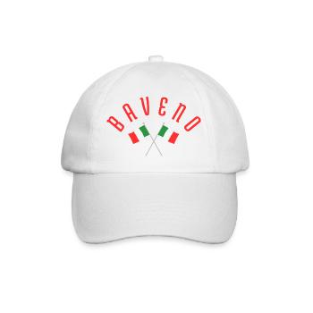Baveno a franchi les drapeaux italiens - Casquette classique - blanc/blanc - Devant