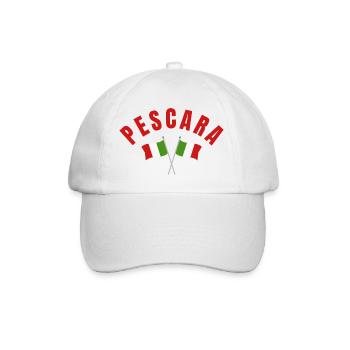 Pescara a franchi les drapeaux italiens - Casquette classique - blanc/blanc - Devant