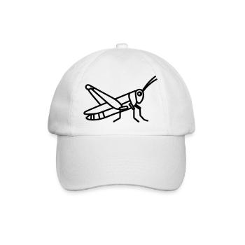 grasshopper - Baseball Cap - white/white - Front