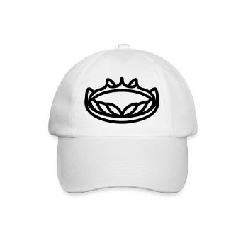 diadem - Baseball Cap - white/white - Front