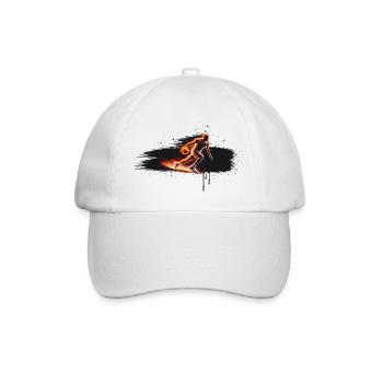 Basketball Player Energy Sport Design - Baseball Cap - white/white - Front