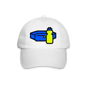 Praktischer Trinkgürtel Läufer - Baseballkappe - Weiß/Weiß - Vorne