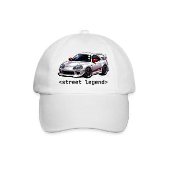 Légende de la rue JDM des années 90 - Casquette classique - blanc/blanc - Devant
