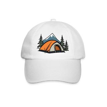 Camping en plein air - Casquette classique - blanc/blanc - Devant