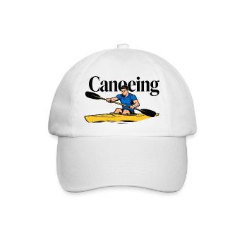 canoeing canoeing - Baseball Cap - white/white - Front