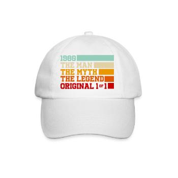 1980 Man Myth Legend Original - Baseball Cap - white/white - Front