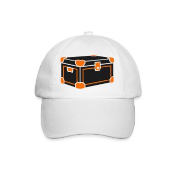 Bicycle Transport Box Graphic - Baseball Cap - white/white - Front