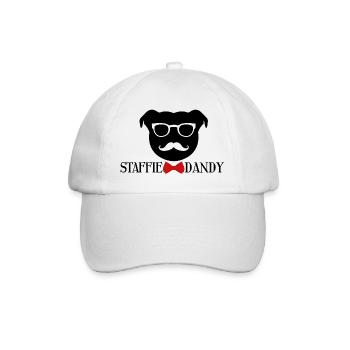 The Dandy Staffie - 010 - Baseball Cap - white/white - Front