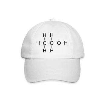 Alcool - Casquette classique - blanc/blanc - Devant
