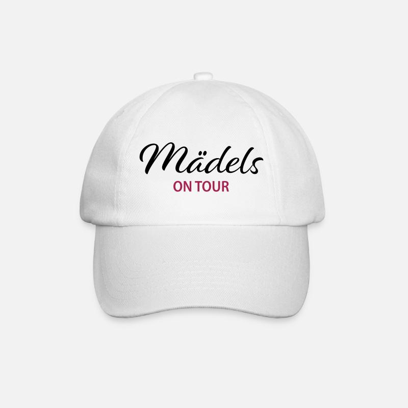 Mädels auf Tour - Baseballkappe - Weiß/Weiß