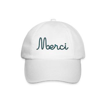 MERCI. MAÎTRESSE. MAÎTRE. MERCI MAÎTRESSE. - Casquette classique - blanc/blanc - Devant