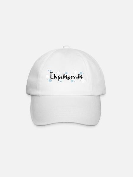 Eisprinzessin - Baseballkappe - Weiß/Weiß