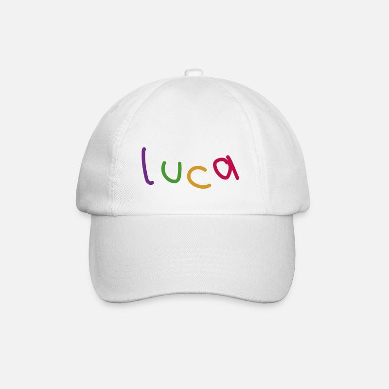 Luca (Luca) - Baseballkappe - Weiß/Weiß