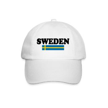 Schweden - Baseball Cap - white/white - Front
