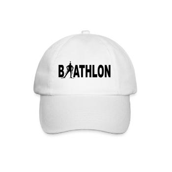 Biathlon, ski de fond, ski de fond - Casquette classique - blanc/blanc - Devant