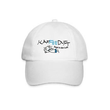 Fee mit Kaffee - Baseballkappe - Weiß/Weiß - Vorne