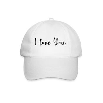 PAAR. ICH HABE GERADE GEHEIRATET. Junggesellinnenabschied. VALENTINSTAG. MARIES - Baseballkappe - Weiß/Weiß - Vorne