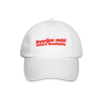 N’oublions pas notre histoire - contre la droite - Casquette classique - blanc/blanc - Devant