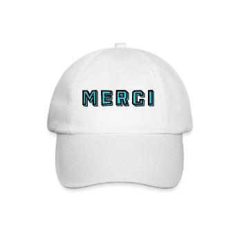 MAÎTRESSE. MAITRE. MERCI. MERCI MAÎTRESSE. MAITRE - Casquette classique - blanc/blanc - Devant